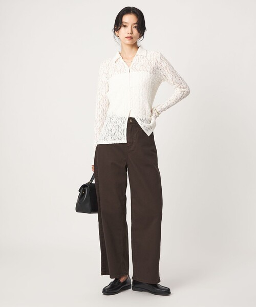 Healthy denim(ヘルシーデニム)の「【別注】<Healthy DENIM>カーヴィー デニムパンツ(デニムパンツ・レディース・ブラック/ダークブラウン・S/XS/M)」の5枚目の写真