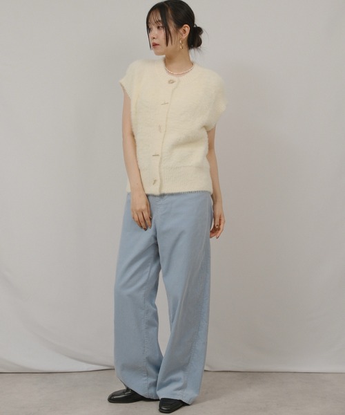 palm RICHE（ポームリシュ）の「コーデュロイパンツ（その他パンツ・レディース・サックスブルー/チャコールグレー/ブラウン・M）」の20枚目の写真