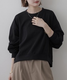 ミニ裏毛 ショート丈トレーナー