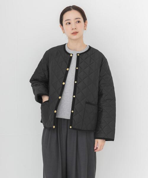 Traditional Weatherwear(トラディショナルウェザーウェア)の「『一部別注カラー』Traditional Weatherwear ARKLEY A LINE(ダウンジャケット/コート・レディース・ブラック/ブラウン・34)」の14枚目の写真