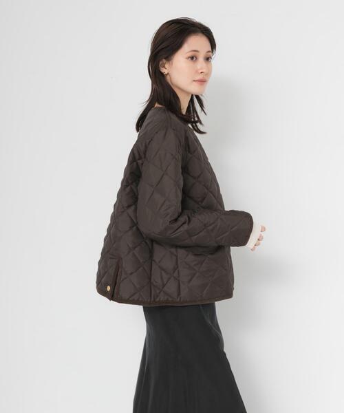 Traditional Weatherwear(トラディショナルウェザーウェア)の「『一部別注カラー』Traditional Weatherwear ARKLEY A LINE(ダウンジャケット/コート・レディース・ブラック/ブラウン・34)」の12枚目の写真