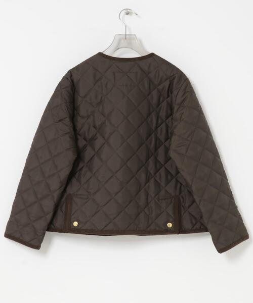 Traditional Weatherwear(トラディショナルウェザーウェア)の「『一部別注カラー』Traditional Weatherwear ARKLEY A LINE(ダウンジャケット/コート・レディース・ブラック/ブラウン・34)」の4枚目の写真