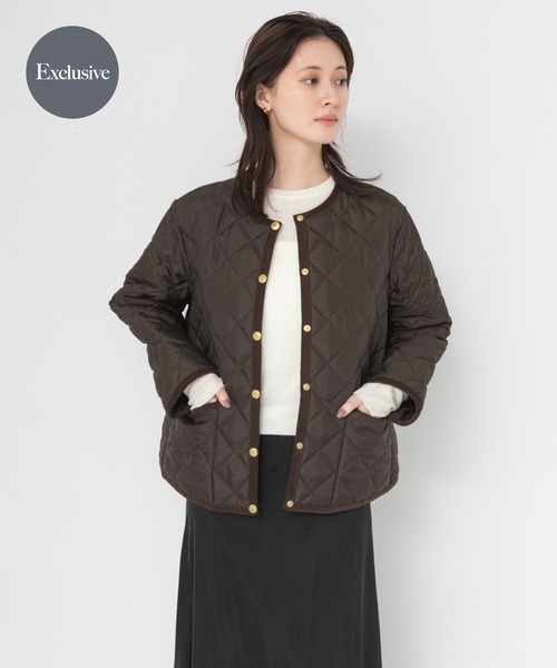 Traditional Weatherwear(トラディショナルウェザーウェア)の「『一部別注カラー』Traditional Weatherwear ARKLEY A LINE(ダウンジャケット/コート・レディース・ブラック/ブラウン・34)」の1枚目の写真