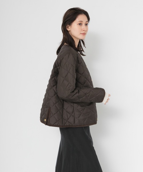 Traditional Weatherwear(トラディショナルウェザーウェア)の「『一部別注カラー』Traditional Weatherwear ARKLEY A LINE(ダウンジャケット/コート・レディース・ブラック/ブラウン・34)」の16枚目の写真