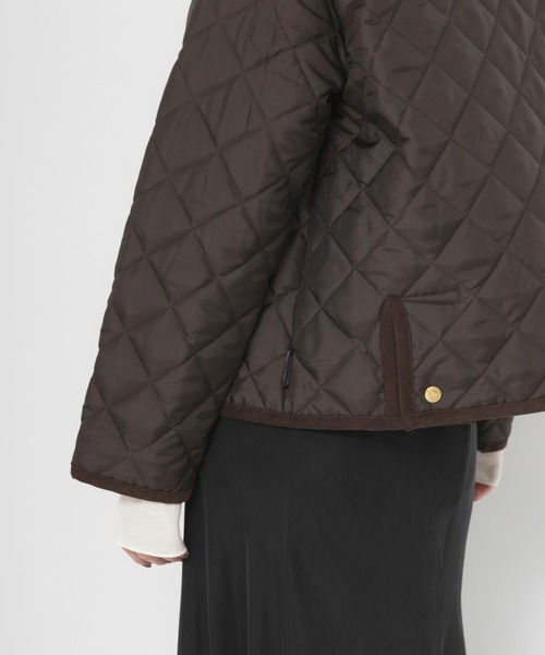 Traditional Weatherwear(トラディショナルウェザーウェア)の「『一部別注カラー』Traditional Weatherwear ARKLEY A LINE(ダウンジャケット/コート・レディース・ブラック/ブラウン・34)」の8枚目の写真