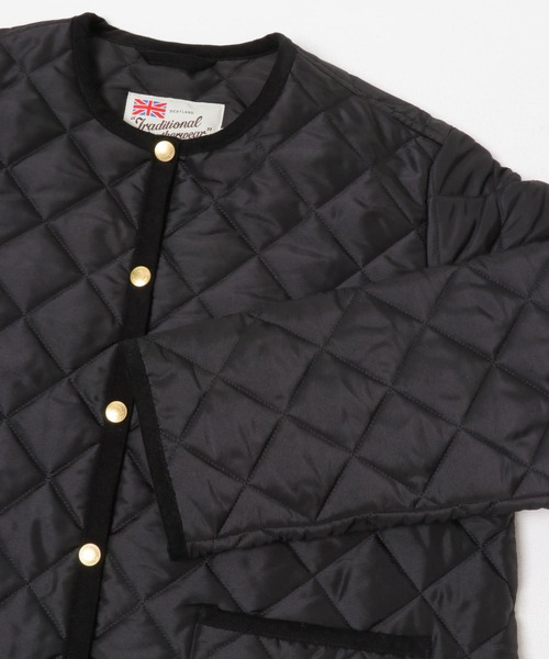 Traditional Weatherwear(トラディショナルウェザーウェア)の「『一部別注カラー』Traditional Weatherwear ARKLEY A LINE(ダウンジャケット/コート・レディース・ブラック/ブラウン・34)」の5枚目の写真