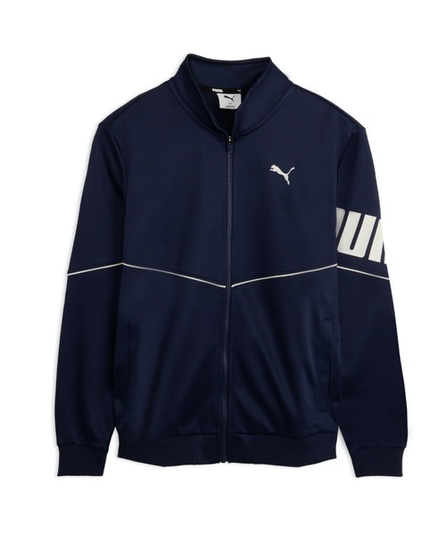 PUMA(プーマ)の「PUMA プーマ メンズ トレーニング ジャージー ニット ジャケット(ジャージ・メンズ・ネイビー/ブラック・MEDIUM/LARGE/XX-LARGE/SMALL/X-LARGE)」の2枚目の写真