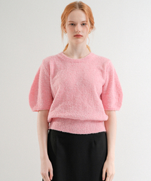Loop Round Half Knit (Pink)