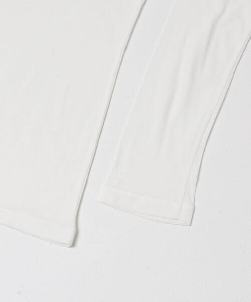 URBAN RESEARCH DOORS(アーバンリサーチドアーズ)の「Sheer Cotton Long-Sleeve T-shirts(Tシャツ/カットソー・レディース・ブラウン/オフホワイト・FREE)」の18枚目の写真