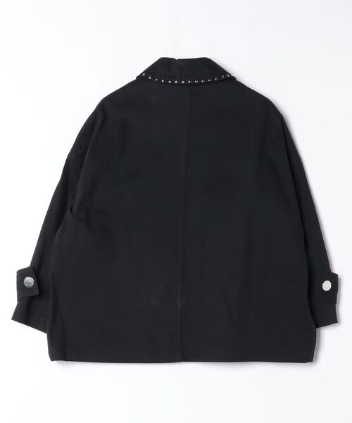 Mackintosh(マッキントッシュ)の「NEW HUMBIE DNM JK STUD MB EX(デニムジャケット・レディース・ワンウォッシュ/ブラック・6)」の5枚目の写真