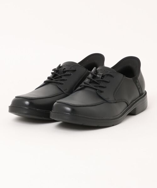 SKECHERS(スケッチャーズ)の「《SKECHERS》CASWELL-ALFIE(ドレスシューズ・メンズ・ブラック・25.5cm/27.0cm/27.5cm/28.0cm)」の1枚目の写真