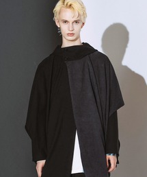 【NO ID.】Multiway Hooded Cocoon Coat / マルチウェイ フーデッド コクーン コート