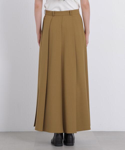 N.（N. Natural Beauty Basic）（エヌエヌナチュラルビューティーベーシック）の「ツイルプリーツスリットスカート（スカート・レディース・キャメル/ブラウン・SMALL/MEDIUM）」の10枚目の写真