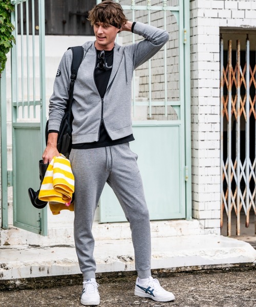 muta marine（ムータ・マリン）の「muta MARINE/ムータ マリン/別注Set-up Pants Metal Wave（スウェットパンツ・メンズ・ブラック/グレー・MEDIUM/X-LARGE/LARGE/SMALL）」の12枚目の写真