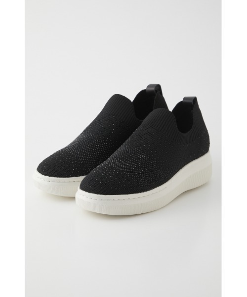 STACCATO（スタッカート）の「グリッターストーンスカッタースリッポン（スリッポン・レディース・ブラック/グレー/ホワイト・24.5cm/24cm/23.5cm/23cm/22.5cm）」の2枚目の写真