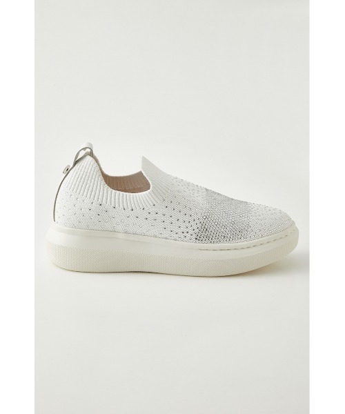 STACCATO（スタッカート）の「グリッターストーンスカッタースリッポン（スリッポン・レディース・ブラック/グレー/ホワイト・24.5cm/24cm/23.5cm/23cm/22.5cm）」の6枚目の写真