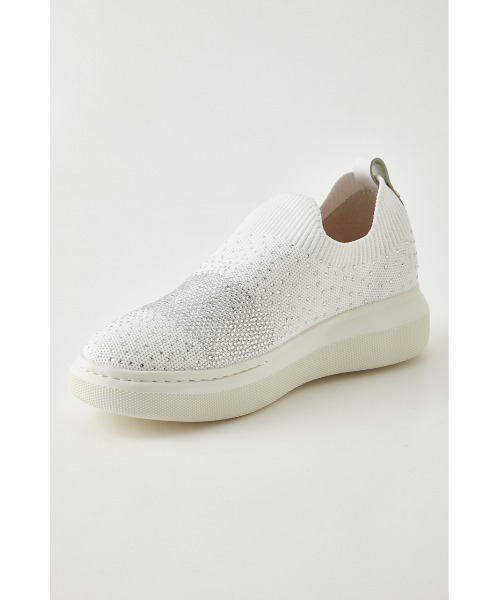 STACCATO（スタッカート）の「グリッターストーンスカッタースリッポン（スリッポン・レディース・ブラック/グレー/ホワイト・24.5cm/24cm/23.5cm/23cm/22.5cm）」の10枚目の写真