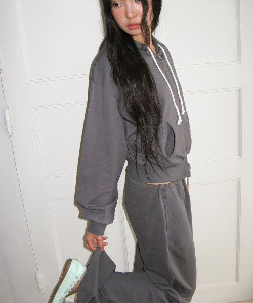 AMESWORLDWIDE（アメスワールドワイド）の「CLASSIC EASY HOODIE ZIP-UP CHARCOAL（パーカー・メンズ・その他・SMALL/FREE）」の17枚目の写真