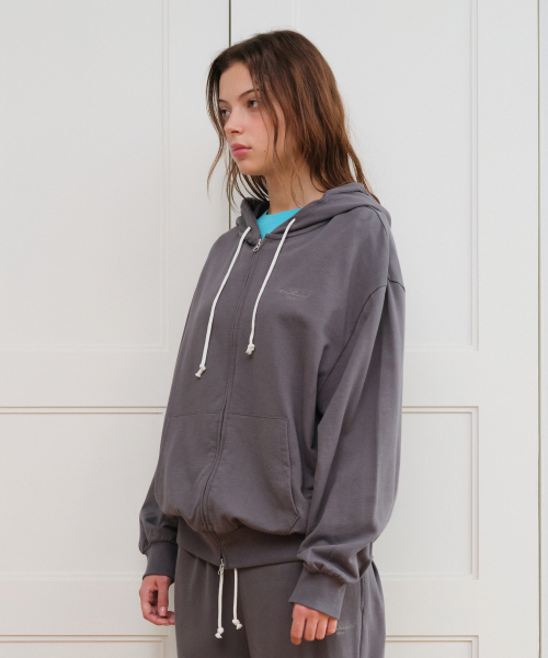 AMESWORLDWIDE（アメスワールドワイド）の「CLASSIC EASY HOODIE ZIP-UP CHARCOAL（パーカー・メンズ・その他・SMALL/FREE）」の10枚目の写真