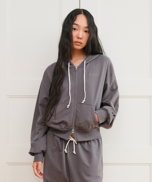 AMESWORLDWIDE（アメスワールドワイド）の「CLASSIC EASY HOODIE ZIP-UP CHARCOAL（パーカー・メンズ・その他・SMALL/FREE）」の9枚目の写真