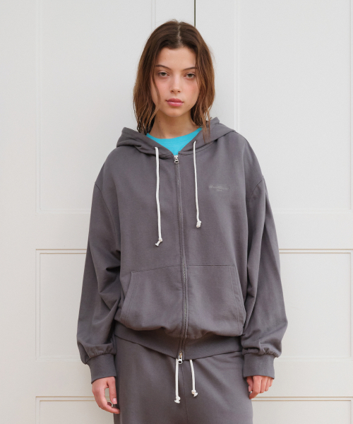 AMESWORLDWIDE（アメスワールドワイド）の「CLASSIC EASY HOODIE ZIP-UP CHARCOAL（パーカー・メンズ・その他・SMALL/FREE）」の8枚目の写真