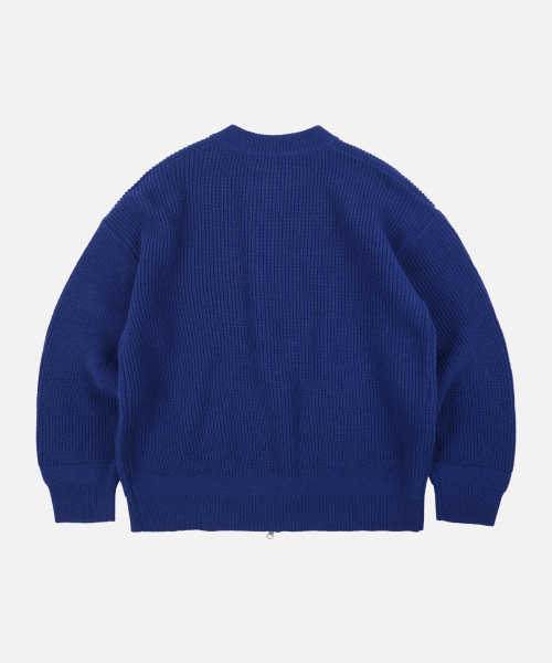 FRIZMWORKS(フリズムワークス)の「WOOL DECK ZIP UP CARDIGAN _ COBALT BLUE(カーディガン/ボレロ・メンズ・その他・SMALL/MEDIUM/LARGE/X-LARGE)」の2枚目の写真