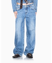【A|X アルマーニ エクスチェンジ】アシッドウォッシュ デニムパンツ_J52 LOW RISE RELAXED