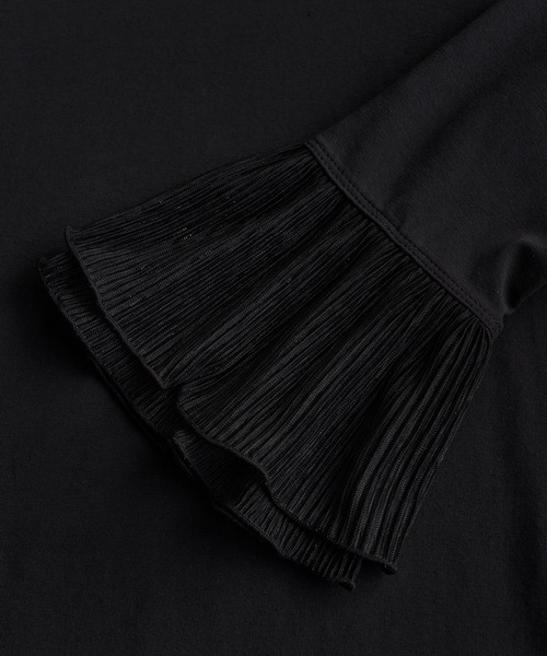 ROPE' PICNIC(ロペピクニック)の「アソート袖切り替えインナートップス/レース・プリーツ・ギャザー(Tシャツ/カットソー・レディース・ホワイト系その他2/ホワイト/ブラック/ホワイト系その他・FREE)」の10枚目の写真
