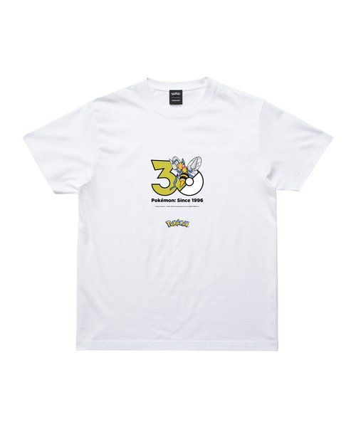 ZOZOSPOT(ゾゾスポット)の「Pokemon 30th Anniversary 1025 T-shirt 「スピアー」(Tシャツ/カットソー・レディース・ホワイト・SMALL/MEDIUM/120cm/130cm/140cm/150cm/160cm/LARGE/X-LARGE/XX-LARGE/XXX-LARGE/100cm/110cm)」の1枚目の写真