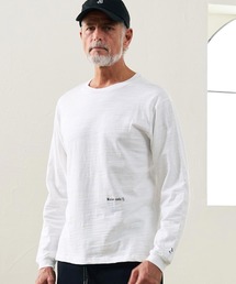 Maison code 13（メゾンコードサーティーン）の「mlt5813- Slub Long Sleeve Tee ロングスリーブT シャツ(M26W-30)（Tシャツ/カットソー）」