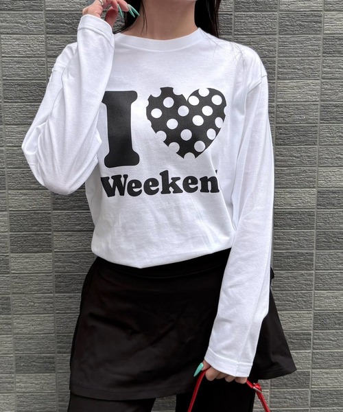 etta（エタ）の「ドット柄ハートロンT／長袖Tシャツ（Tシャツ/カットソー・レディース・ホワイト/A・MEDIUM）」の14枚目の写真