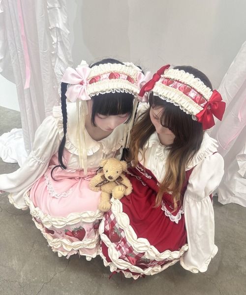 Ank Rouge(アンクルージュ)の「【再販】ショートケーキの夢ワンピース(ワンピース・レディース・レッド/ピンク・M)」の18枚目の写真