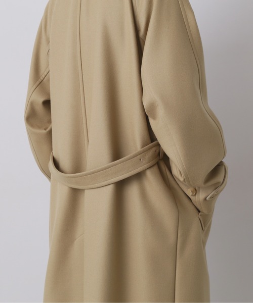 YLEVE(イレーヴ)の「YLEVE / SUPER100'S WOOL MELTON COAT(ダウンジャケット/コート・メンズ・ベージュ・3/4/5)」の20枚目の写真