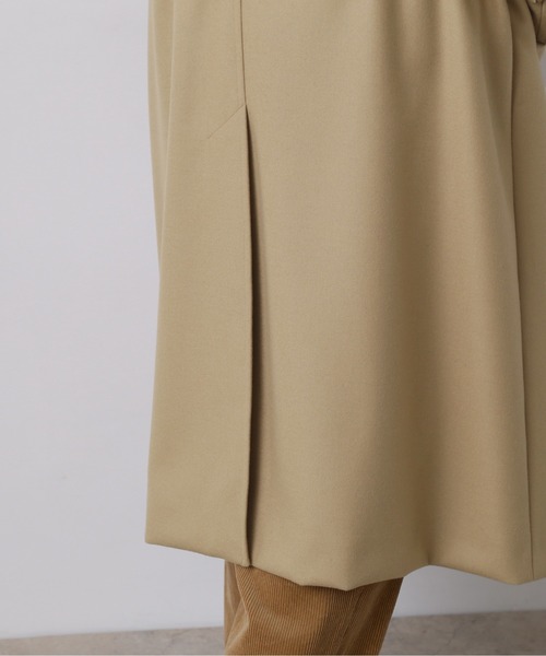 YLEVE(イレーヴ)の「YLEVE / SUPER100'S WOOL MELTON COAT(ダウンジャケット/コート・メンズ・ベージュ・3/4/5)」の2枚目の写真