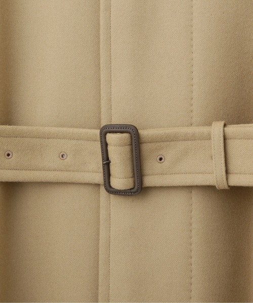 YLEVE(イレーヴ)の「YLEVE / SUPER100'S WOOL MELTON COAT(ダウンジャケット/コート・メンズ・ベージュ・3/4/5)」の7枚目の写真