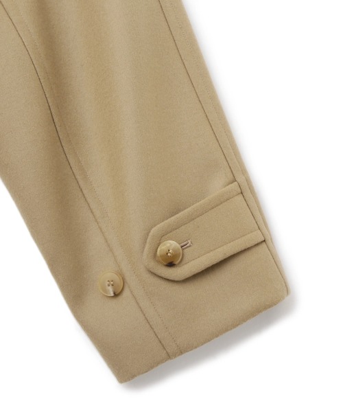 YLEVE(イレーヴ)の「YLEVE / SUPER100'S WOOL MELTON COAT(ダウンジャケット/コート・メンズ・ベージュ・3/4/5)」の8枚目の写真
