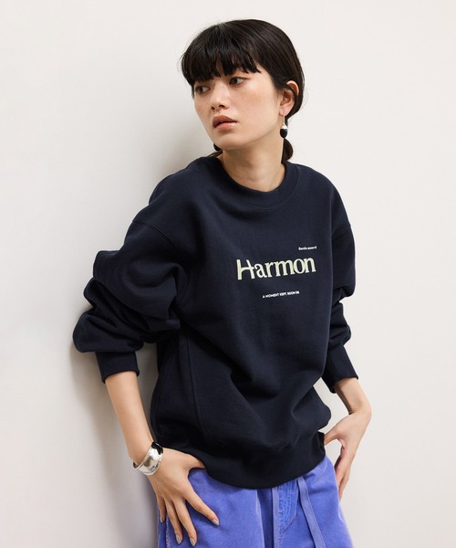 ADAM ET ROPE'(アダムエロペ)の「【WEB限定】フロッキーロゴスウェット(スウェット・レディース・ダークブラウン/オフホワイト/ネイビー・FREE)」の14枚目の写真