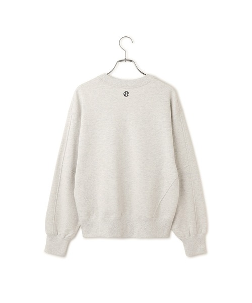 ADAM ET ROPE'(アダムエロペ)の「【WEB限定】フロッキーロゴスウェット(スウェット・レディース・ダークブラウン/オフホワイト/ネイビー・FREE)」の19枚目の写真