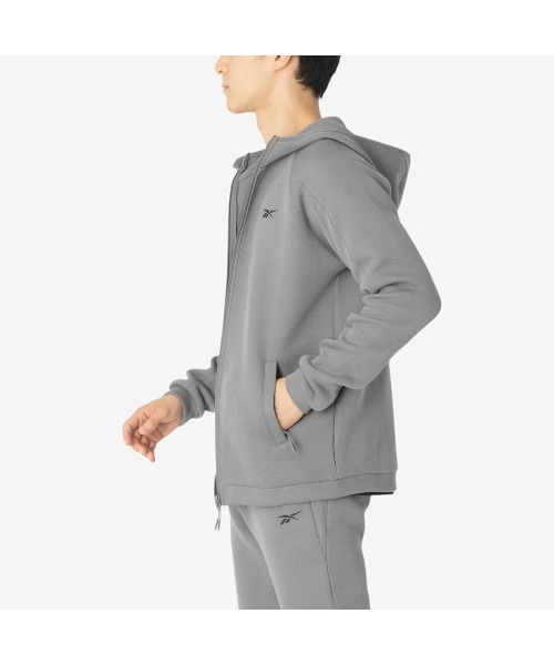 Reebok(リーボック)の「チーム フルジップ フーディー(パーカー・メンズ・グレー/ブラック・X-LARGE/SMALL/LARGE/MEDIUM)」の3枚目の写真