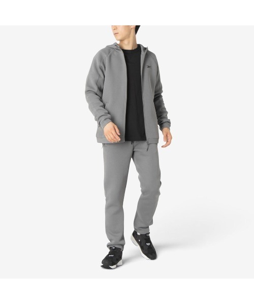 Reebok(リーボック)の「チーム フルジップ フーディー(パーカー・メンズ・グレー/ブラック・X-LARGE/SMALL/LARGE/MEDIUM)」の5枚目の写真