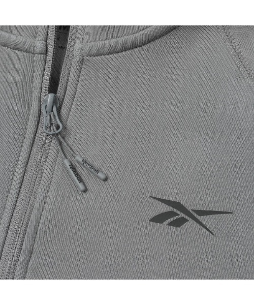 Reebok(リーボック)の「チーム フルジップ フーディー(パーカー・メンズ・グレー/ブラック・X-LARGE/SMALL/LARGE/MEDIUM)」の7枚目の写真