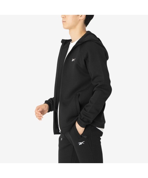 Reebok(リーボック)の「チーム フルジップ フーディー(パーカー・メンズ・グレー/ブラック・X-LARGE/SMALL/LARGE/MEDIUM)」の12枚目の写真