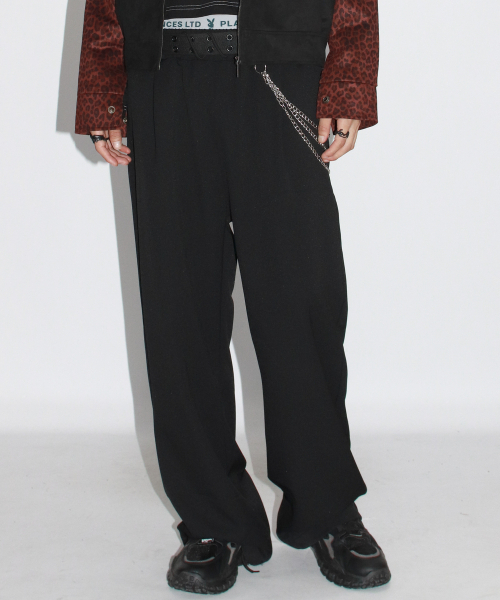 DEMARC(ドゥマーク)の「M ソリッド ストレートフィット セミワイドパンツ - ブラック(スラックス・メンズ・その他・LARGE/MEDIUM)」の10枚目の写真