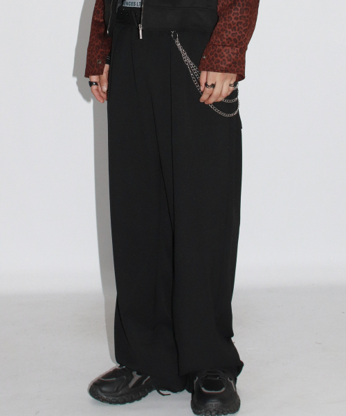 DEMARC(ドゥマーク)の「M ソリッド ストレートフィット セミワイドパンツ - ブラック(スラックス・メンズ・その他・LARGE/MEDIUM)」の11枚目の写真