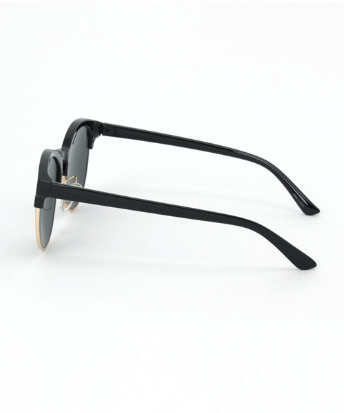 CIAOPANIC TYPY（チャオパニックティピー）の「ボストンハーフリムサングラス（サングラス・メンズ・ブラック・FREE）」の3枚目の写真