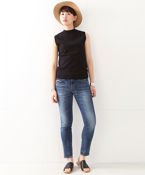 Ray BEAMS(レイビームス)の「◇【ラブリ着用】Ray BEAMS / サーマル ハイネックノースリーブ(Tシャツ/カットソー・レディース・オリーブ/オフホワイト/ベージュ/ネイビー・ONE SIZE)」の18枚目の写真