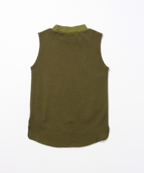 Ray BEAMS(レイビームス)の「◇【ラブリ着用】Ray BEAMS / サーマル ハイネックノースリーブ(Tシャツ/カットソー・レディース・オリーブ/オフホワイト/ベージュ/ネイビー・ONE SIZE)」の13枚目の写真
