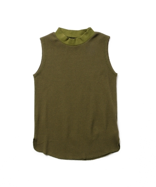 Ray BEAMS(レイビームス)の「◇【ラブリ着用】Ray BEAMS / サーマル ハイネックノースリーブ(Tシャツ/カットソー・レディース・オリーブ/オフホワイト/ベージュ/ネイビー・ONE SIZE)」の19枚目の写真