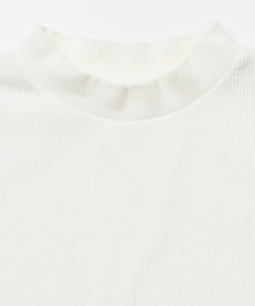 Ray BEAMS(レイビームス)の「◇【ラブリ着用】Ray BEAMS / サーマル ハイネックノースリーブ(Tシャツ/カットソー・レディース・オリーブ/オフホワイト/ベージュ/ネイビー・ONE SIZE)」の15枚目の写真