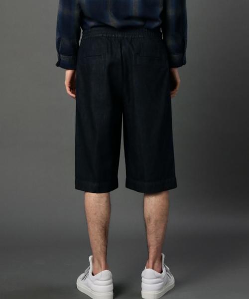 MONKEY TIME（モンキータイム）の「＜monkey time＞8オンスデニム 6分丈 ワイド ショーツ◆（デニムパンツ・メンズ・ネイビー/ブラック・LARGE/SMALL/MEDIUM）」の3枚目の写真